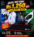 2 MOUSE + MOUSE PAD DEAL