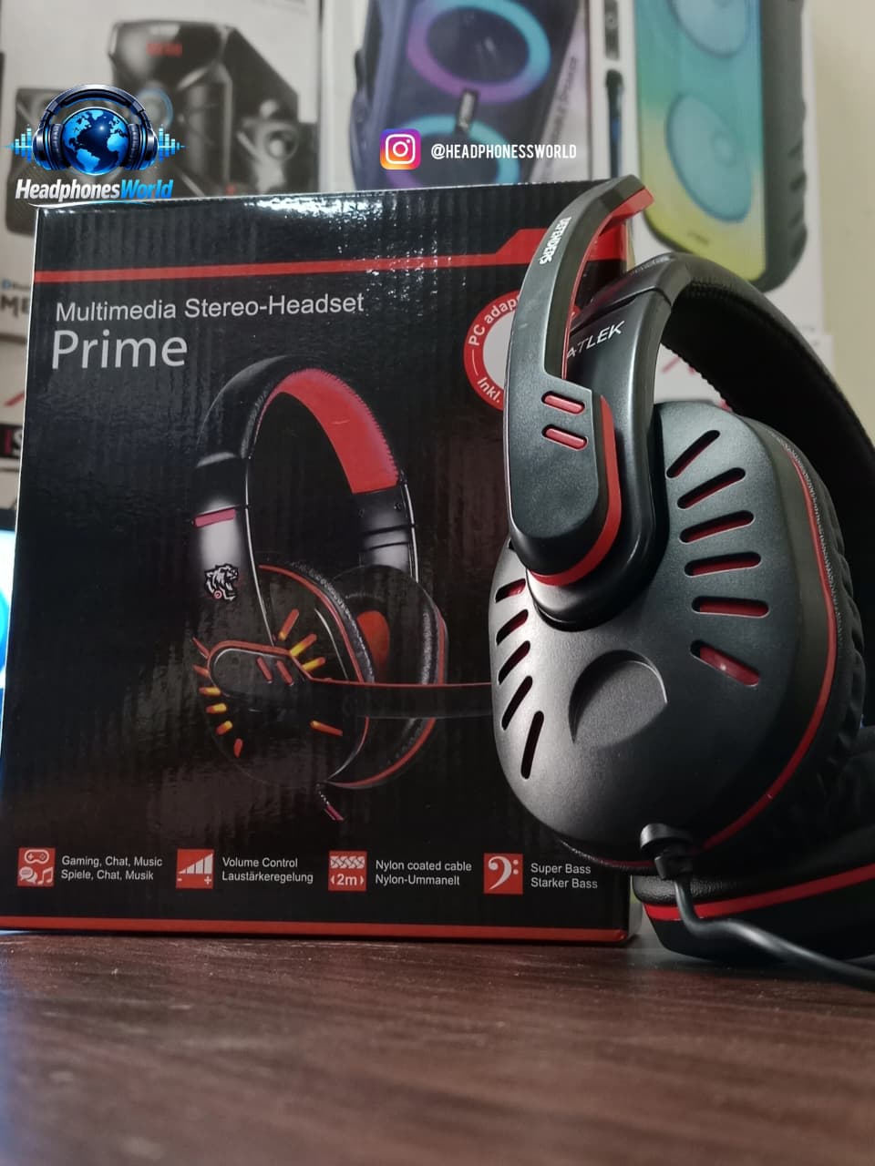 BEST WIRED HEADPHONE WITH MIC||BEST HEADPHONE IN PAKISTAN 2026|PRIME WIRED HEADPHONE WITH MICE BLACK COLOR 1850RS ONLY