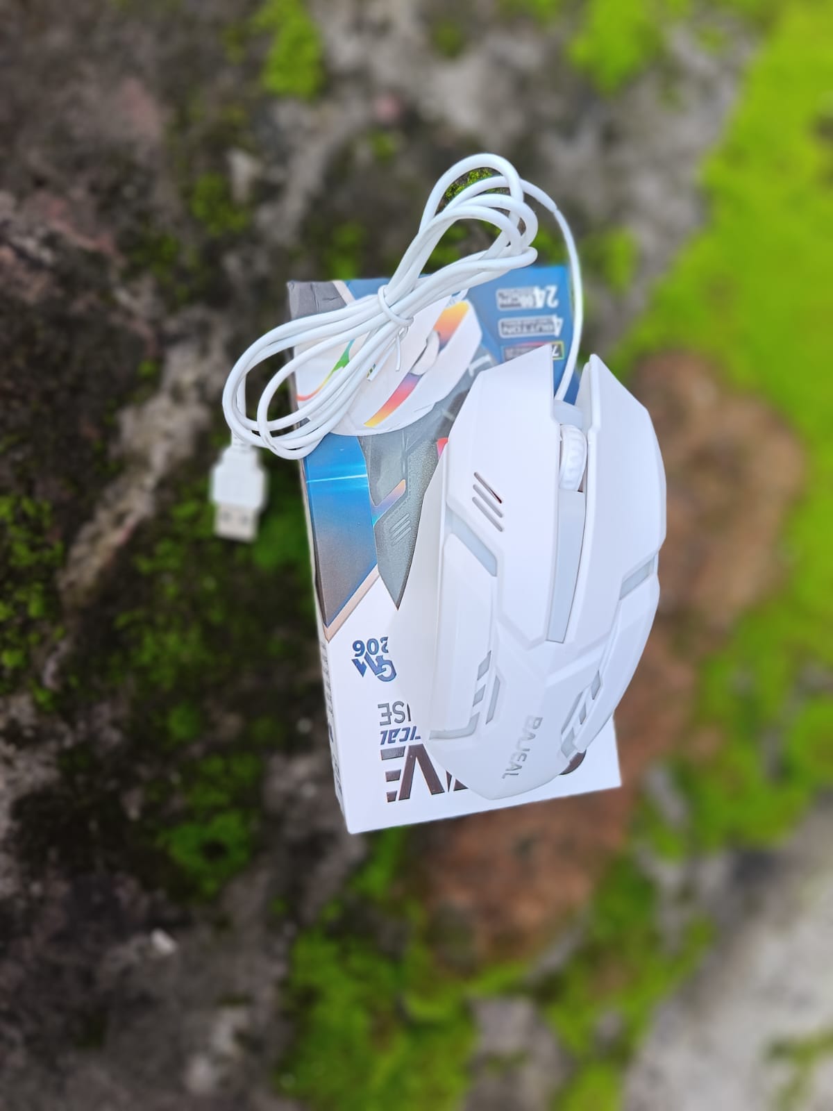 BEST RGB WHITE COLOUR MOUSE|CREATIVE WIRED MOUSE |BEST GAMING MOUSE IN PAKISTAN | 2026 BEST WHITE RGB GAMING MOUSE