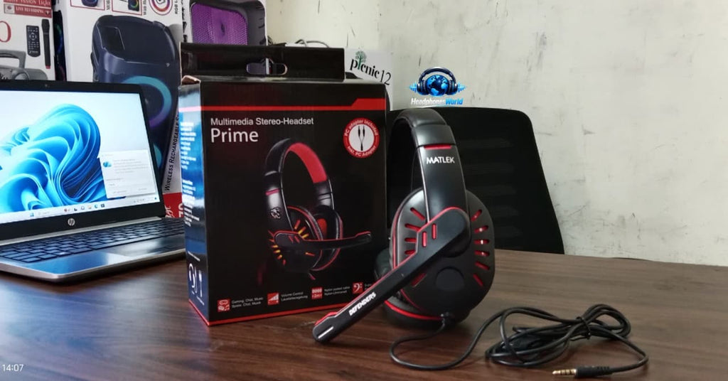 BEST WIRED HEADPHONE WITH MIC||BEST HEADPHONE IN PAKISTAN 2026|PRIME WIRED HEADPHONE WITH MICE BLACK COLOR 1850RS ONLY