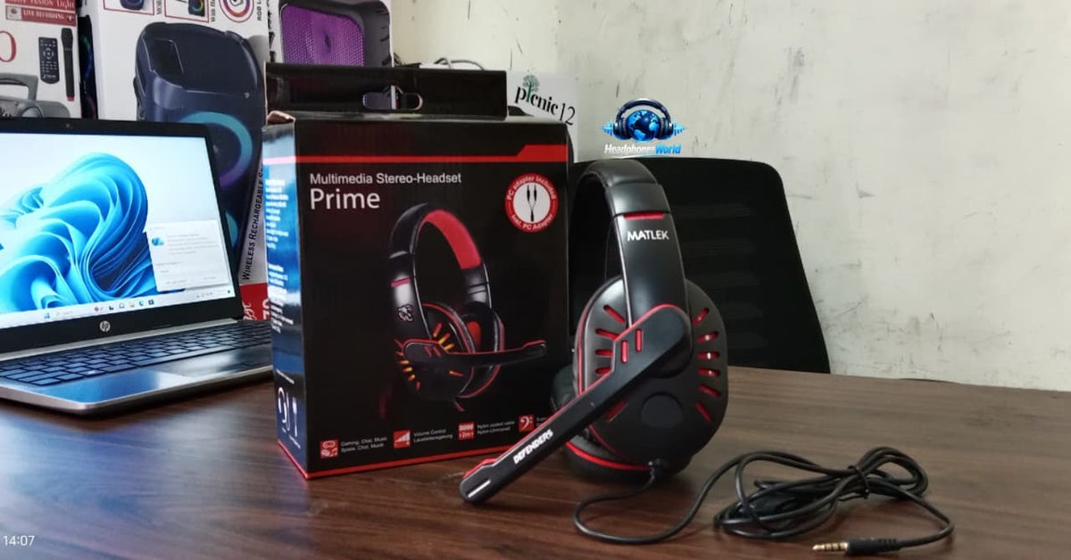 BEST WIRED HEADPHONE WITH MIC||BEST HEADPHONE IN PAKISTAN 2026|PRIME WIRED HEADPHONE WITH MICE BLACK COLOR 1850RS ONLY